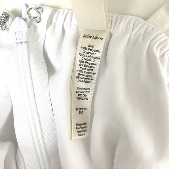 for love & lemons Trellis Rose Dress White Large - Picture 12 of 16